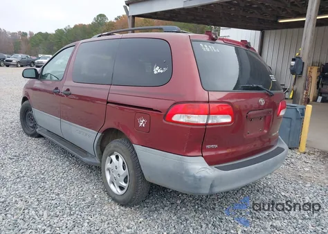 2001 Toyota Sienna Ce z USA, uszkodzony, nr VIN 4T3ZF19C61U396473